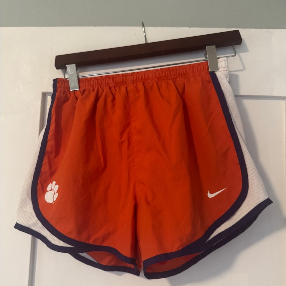 Nike Women's Clemson Orange Athletic Shorts